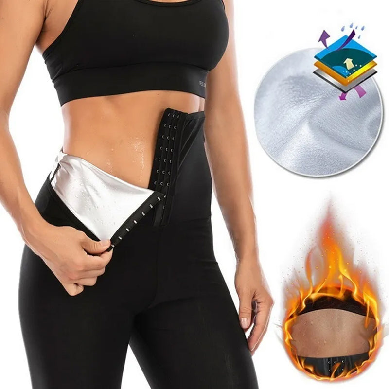 Bermuda Legging Efeito Sauna Shaper Modeladora Emagrecimento Queima Gordura - P/M