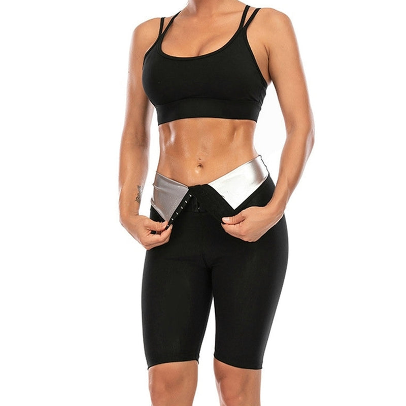 Bermuda Legging Efeito Sauna Shaper Modeladora Emagrecimento Queima Gordura - P/M