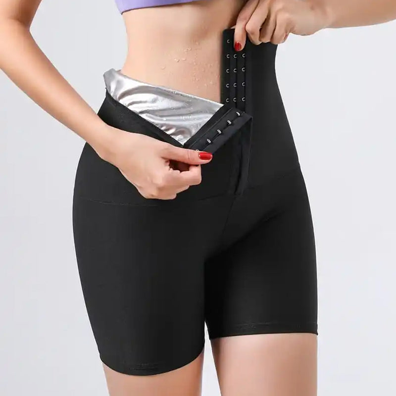 Bermuda Legging Efeito Sauna Shaper Modeladora Emagrecimento Queima Gordura - P/M
